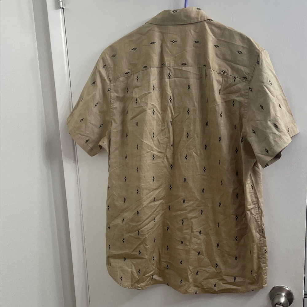 Pendleton Tan Short Sleeve Button Down Shirt NWT - image 4